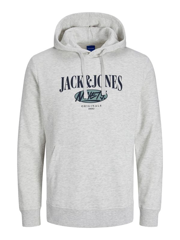 JACK & JONES JACK & JONES Суичър 'Cobin'  тъмносиньо / светлосиво / зелено