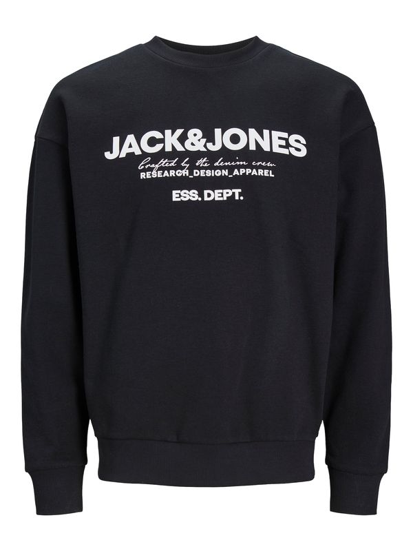 JACK & JONES JACK & JONES Суичър 'GALE'  черно / бяло