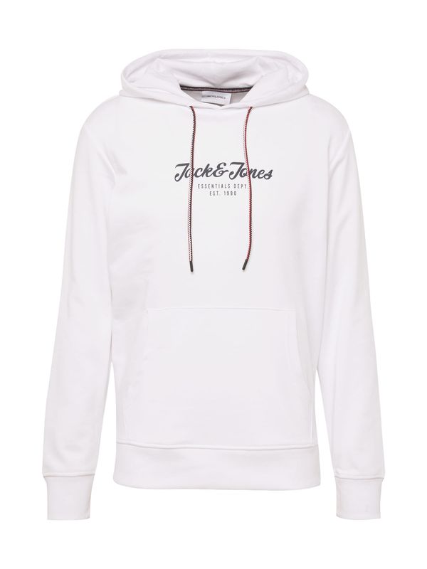 JACK & JONES JACK & JONES Суичър 'Henry'  черно / бяло