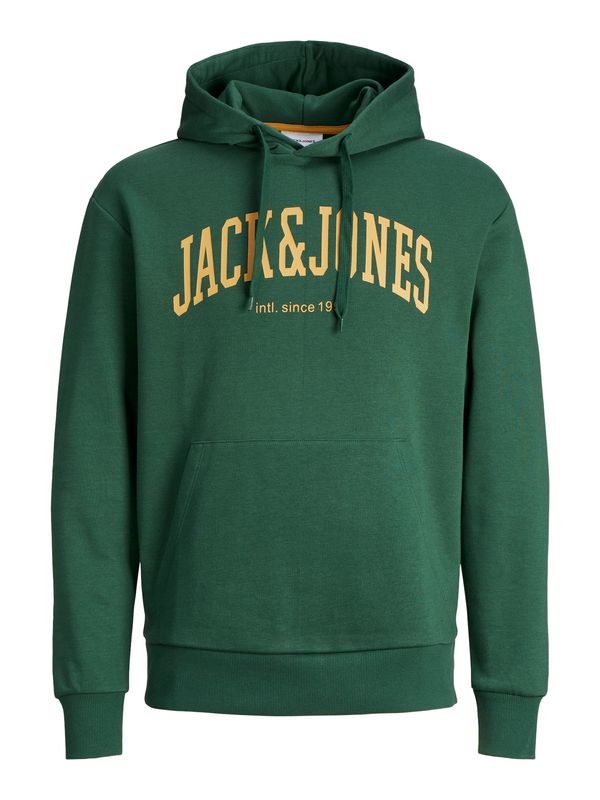JACK & JONES JACK & JONES Суичър 'Josh'  къри / нефритено зелено