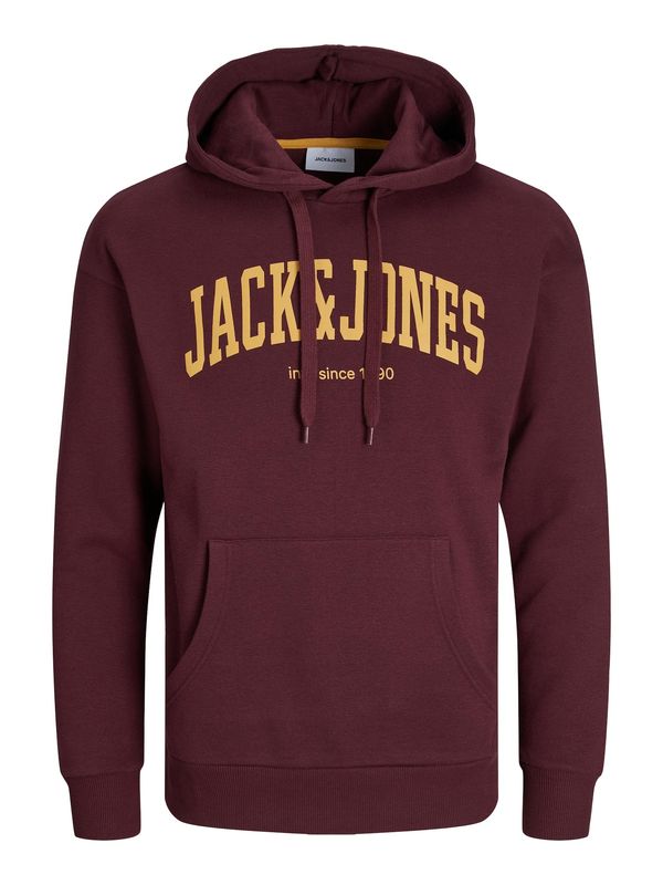 JACK & JONES JACK & JONES Суичър 'JOSH'  къри / винено червено