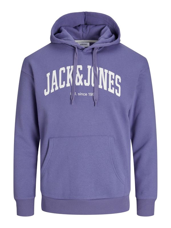 JACK & JONES JACK & JONES Суичър 'Josh'  лилав / бяло