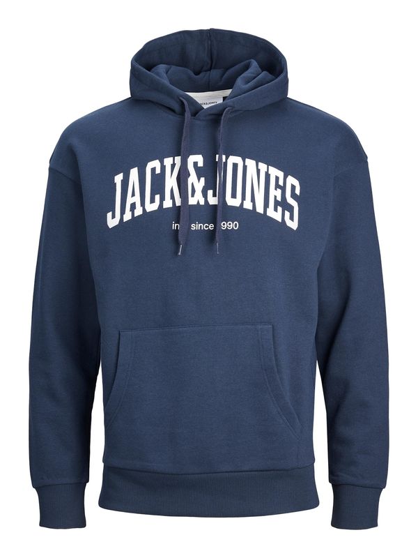 JACK & JONES JACK & JONES Суичър 'Josh'  нейви синьо / бяло