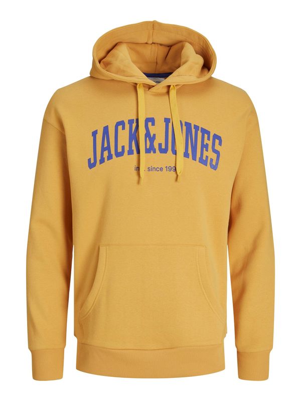 JACK & JONES JACK & JONES Суичър 'Josh'  синьо / златистожълто