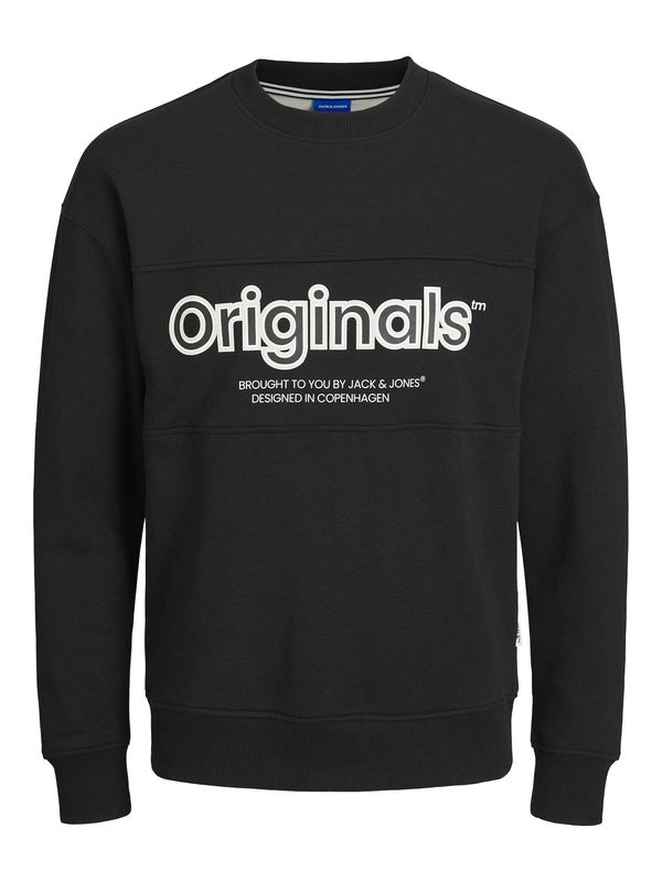 JACK & JONES JACK & JONES Суичър 'LAKEWOOD'  винено червено / черно