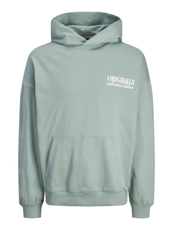 JACK & JONES JACK & JONES Суичър 'MYKONOS'  мента / бяло