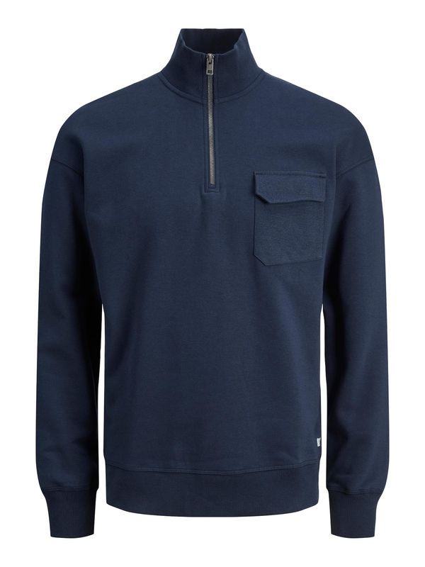 JACK & JONES JACK & JONES Суичър 'Nim'  нейви синьо
