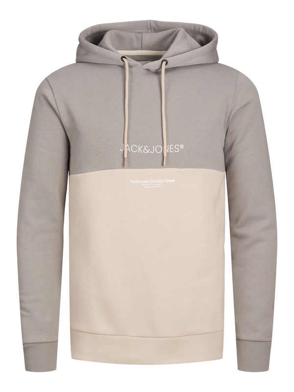 JACK & JONES JACK & JONES Суичър 'Ryder'  бежово / камък / бяло