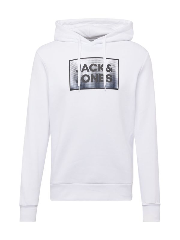 JACK & JONES JACK & JONES Суичър 'STEEL'  нейви синьо / черно / бяло