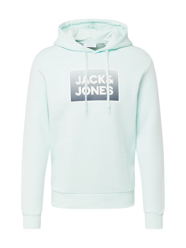 JACK & JONES JACK & JONES Суичър 'STEEL'  опал / тъмносиньо / бяло
