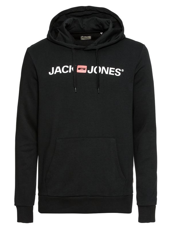 JACK & JONES JACK & JONES Суичър  светлочервено / черно / бяло
