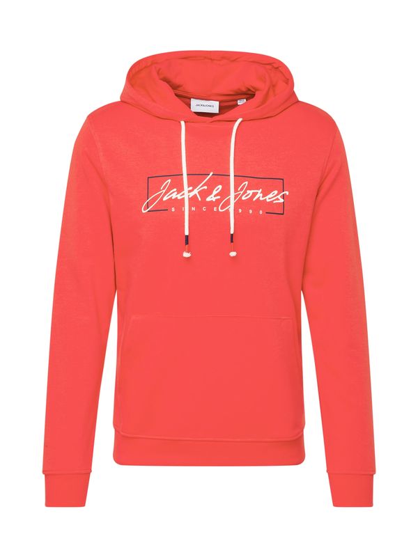 JACK & JONES JACK & JONES Суичър 'ZURI'  нейви синьо / светлочервено / бяло