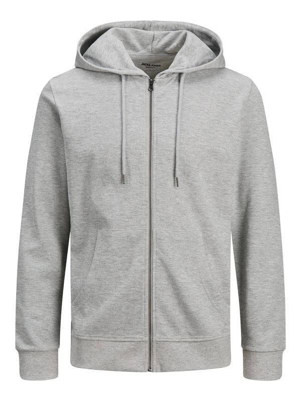 JACK & JONES JACK & JONES Суичъри с качулка  сив меланж