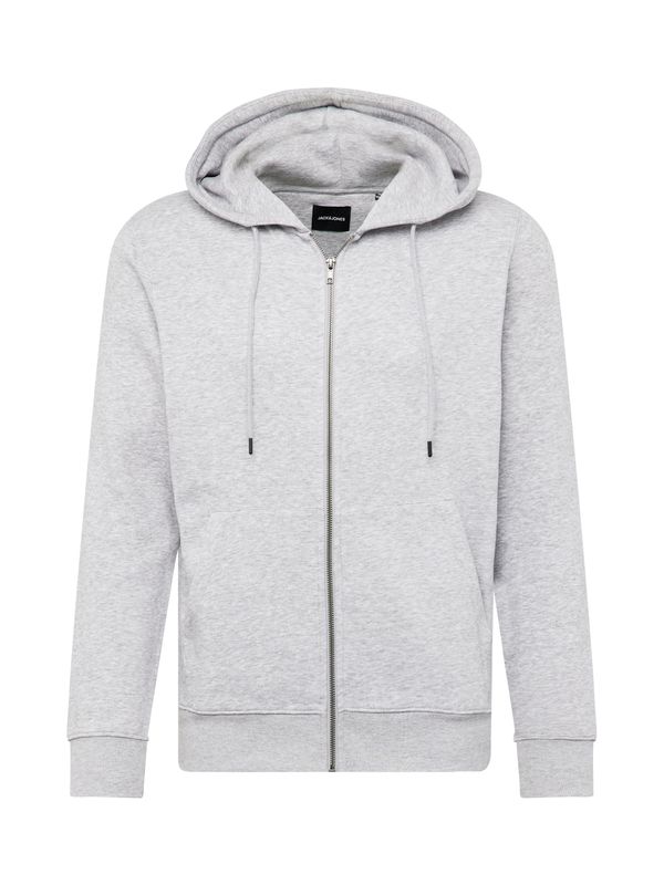 JACK & JONES JACK & JONES Суичъри с качулка 'STAR'  светлосиво