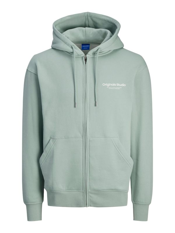 JACK & JONES JACK & JONES Суичъри с качулка 'Vesterbro'  мента / бяло