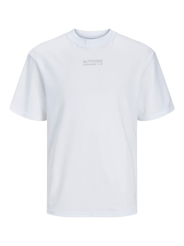 JACK & JONES JACK & JONES Тениска 'ALTITUDE'  сиво / бяло