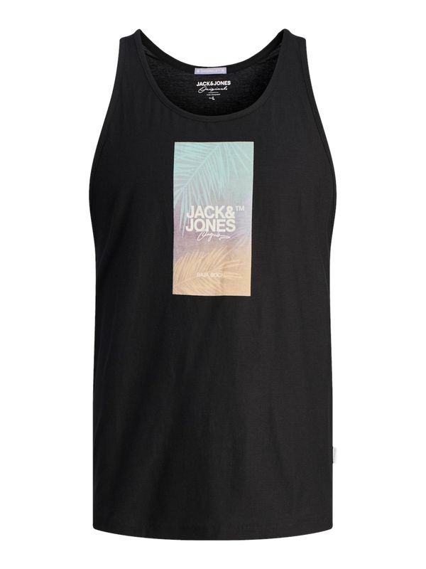 JACK & JONES JACK & JONES Тениска 'ARUBA'  тюркоазен / тъмножълто / бледоморав / черно