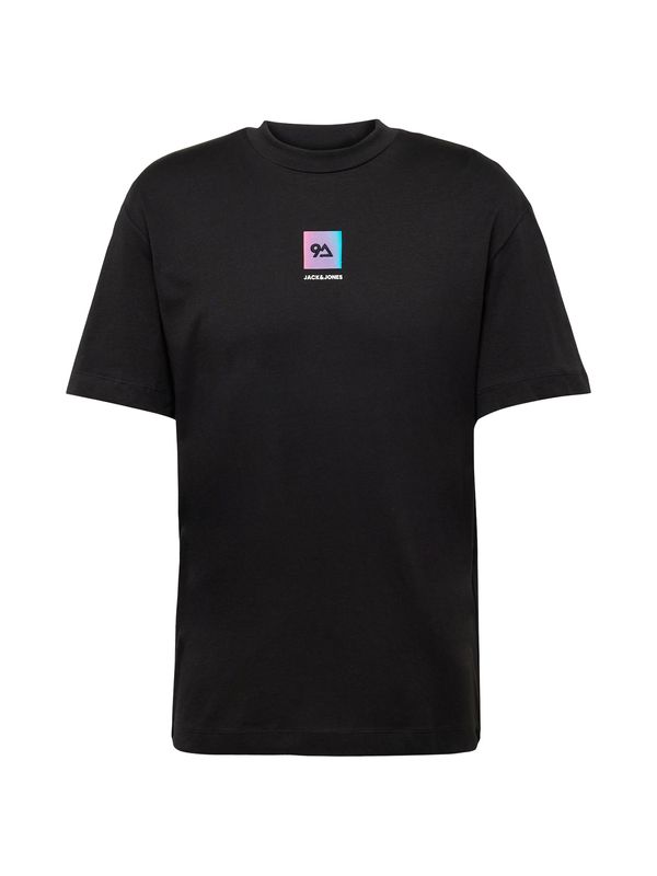 JACK & JONES JACK & JONES Тениска 'BEECH'  светлосиньо / светлорозово / черно