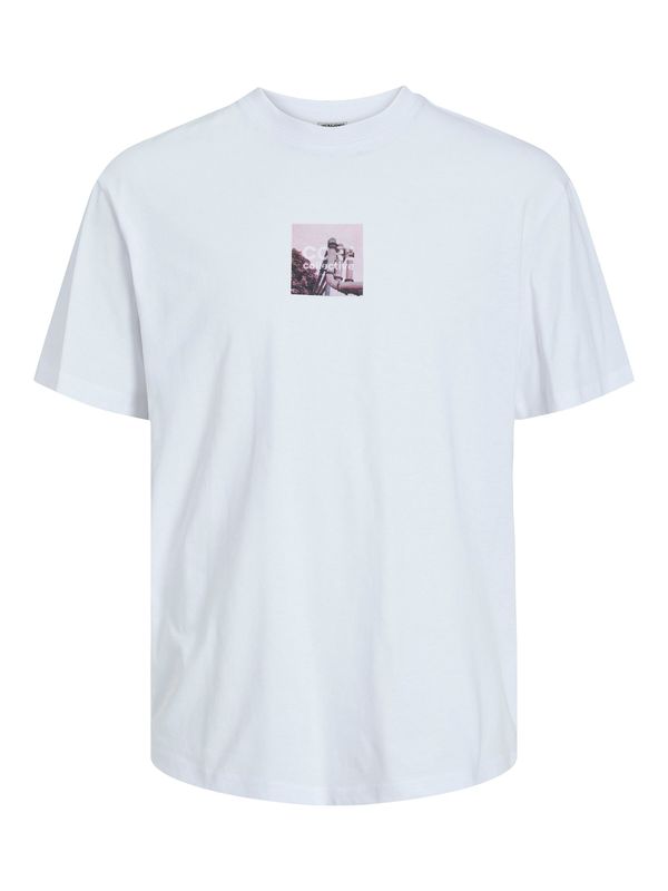 JACK & JONES JACK & JONES Тениска 'BERLIN'  кремаво / люляк / черно