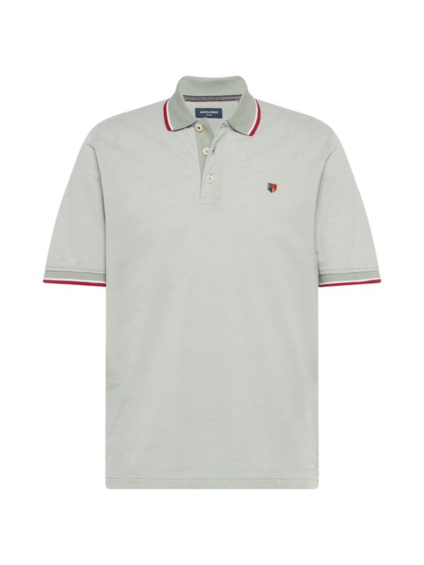 JACK & JONES JACK & JONES Тениска 'Bluwin'  нейви синьо / сиво / червено / бяло