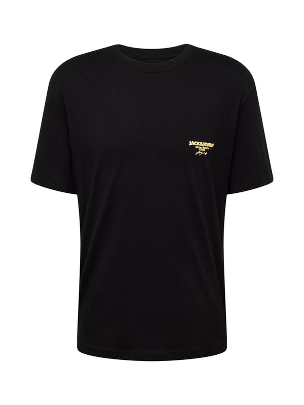 JACK & JONES JACK & JONES Тениска 'BORA'  светложълто / черно