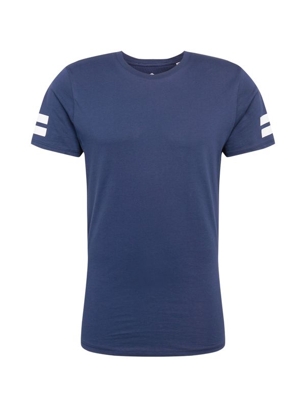 JACK & JONES JACK & JONES Тениска 'Boro'  тъмносиньо / бяло