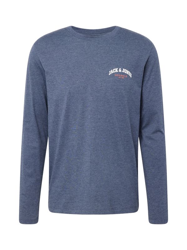 JACK & JONES JACK & JONES Тениска 'BRAD'  нейви синьо / сьомга / бяло