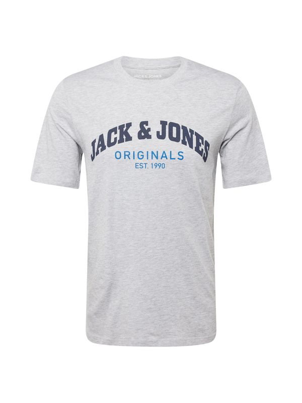 JACK & JONES JACK & JONES Тениска 'BRAD'  синьо / нейви синьо / сив меланж