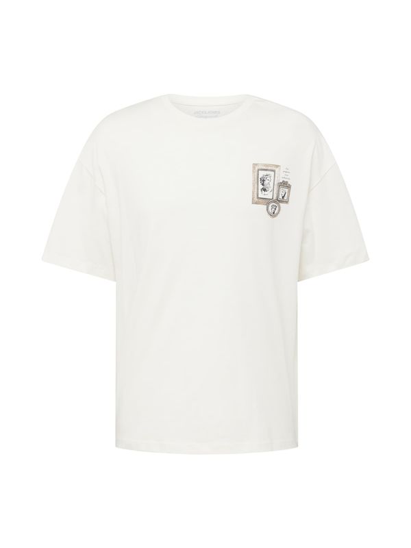 JACK & JONES JACK & JONES Тениска 'BRADLEY ANTIQUE'  бежово / кремаво / черно