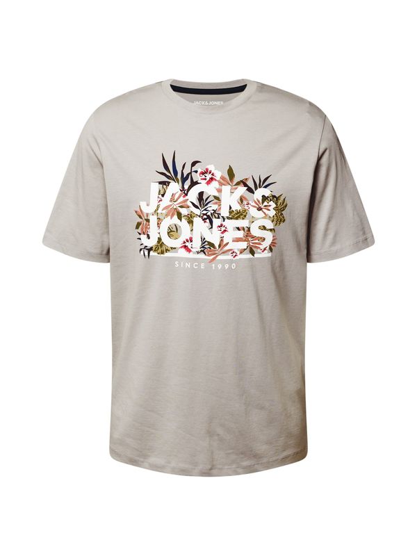 JACK & JONES JACK & JONES Тениска 'CHILL'  сиво / каки / сьомга / бяло