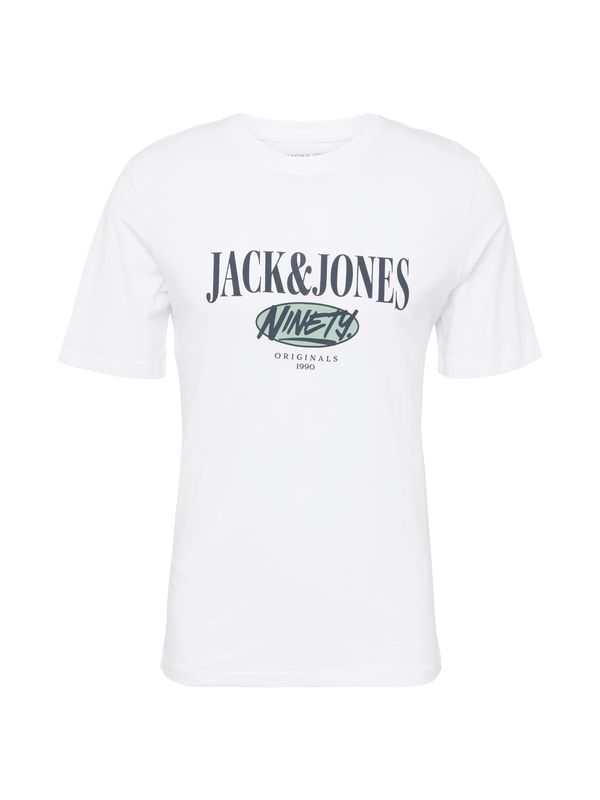 JACK & JONES JACK & JONES Тениска 'COBIN'  морскосиньо / мента / бяло