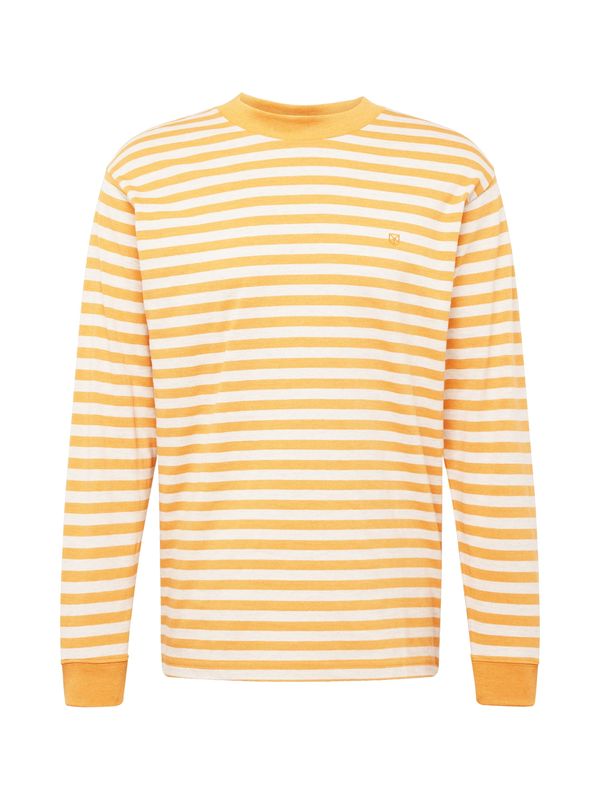 JACK & JONES JACK & JONES Тениска 'CTATE'  шафран / бяло