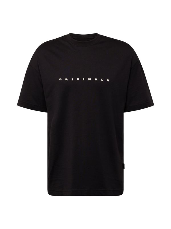 JACK & JONES JACK & JONES Тениска 'EASTER ACTIVITY'  черно / бяло