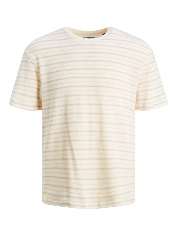 JACK & JONES JACK & JONES Тениска 'EVAN'  бежово / светлосиньо / кафяво