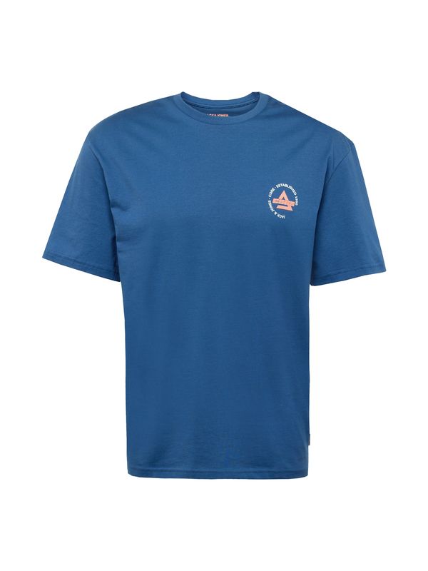 JACK & JONES JACK & JONES Тениска 'FAST'  нейви синьо / тъмносиньо / праскова / мръсно бяло