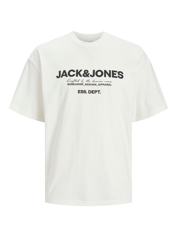 JACK & JONES JACK & JONES Тениска 'GALE'  черно / бяло