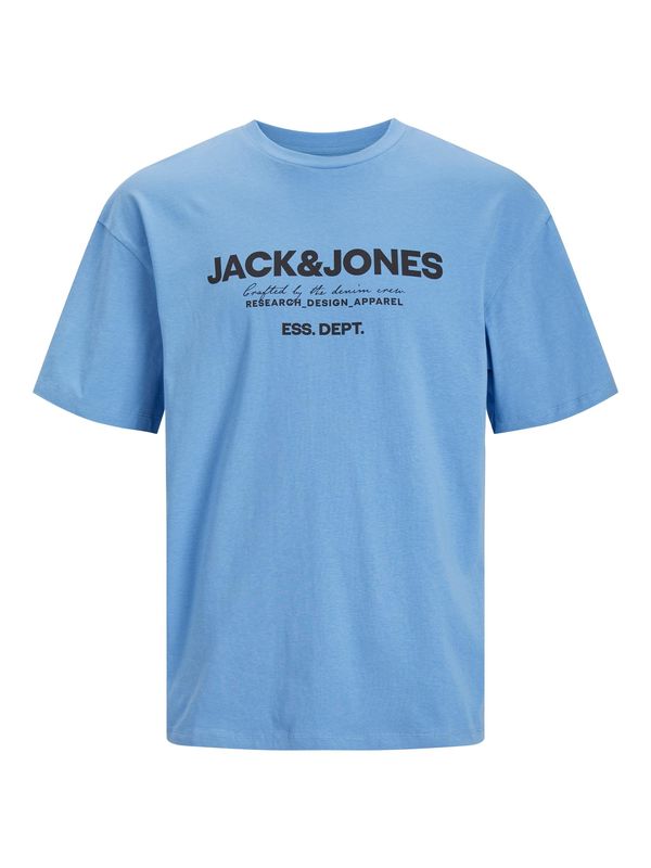 JACK & JONES JACK & JONES Тениска 'GALE'  небесносиньо / черно