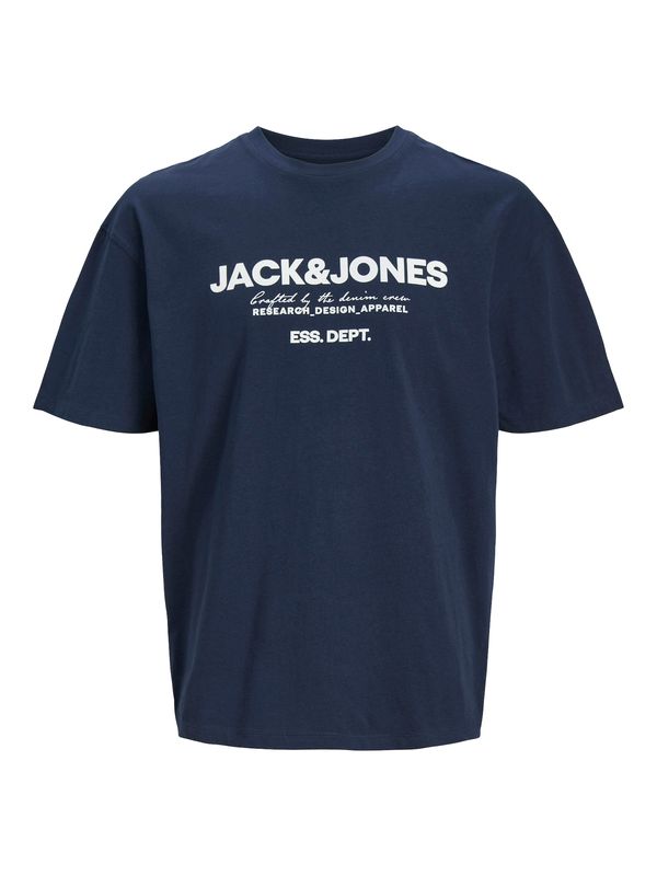 JACK & JONES JACK & JONES Тениска 'GALE'  нейви синьо / бяло
