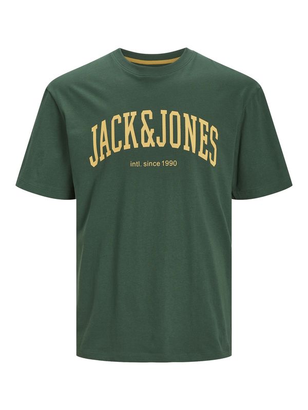 JACK & JONES JACK & JONES Тениска 'Josh'  светложълто / тъмнозелено
