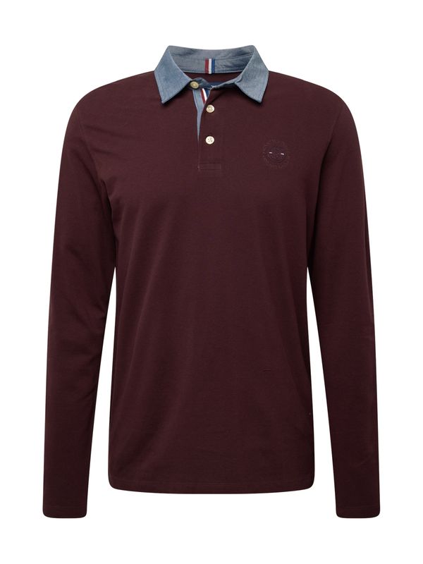 JACK & JONES JACK & JONES Тениска 'LEVI'  нейви синьо / тъмнокафяво / червено / бяло