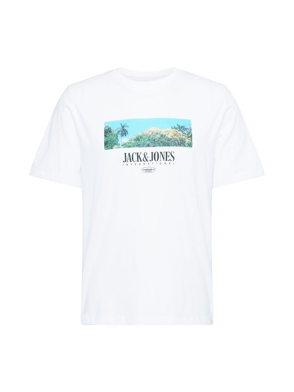 JACK & JONES JACK & JONES Тениска 'LUCCA'  бяло