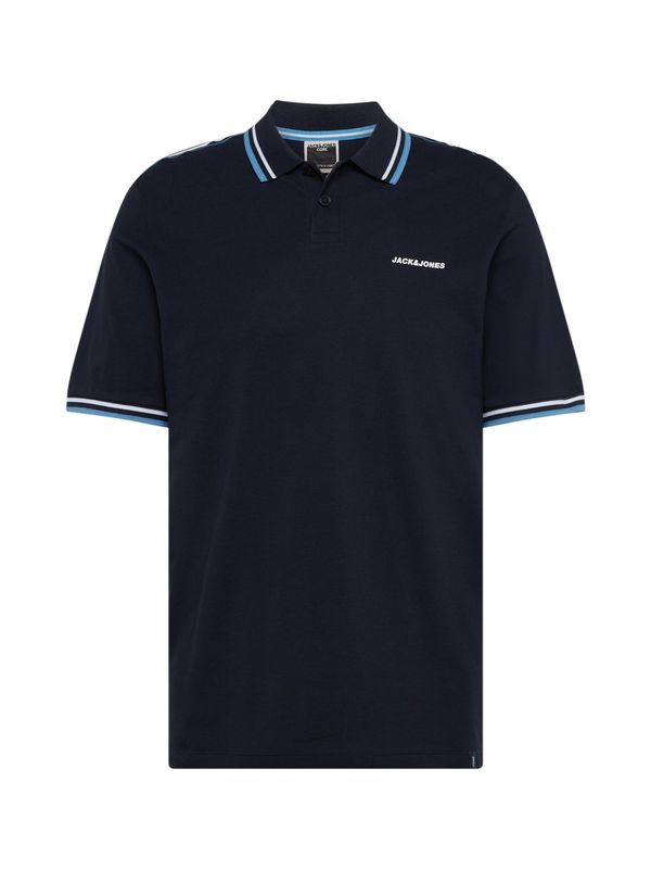 JACK & JONES JACK & JONES Тениска 'PARKER'  нейви синьо / кралско синьо / бяло