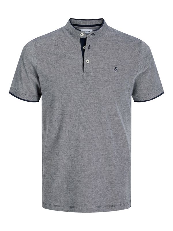 JACK & JONES JACK & JONES Тениска 'Paulos'  сиво / черно
