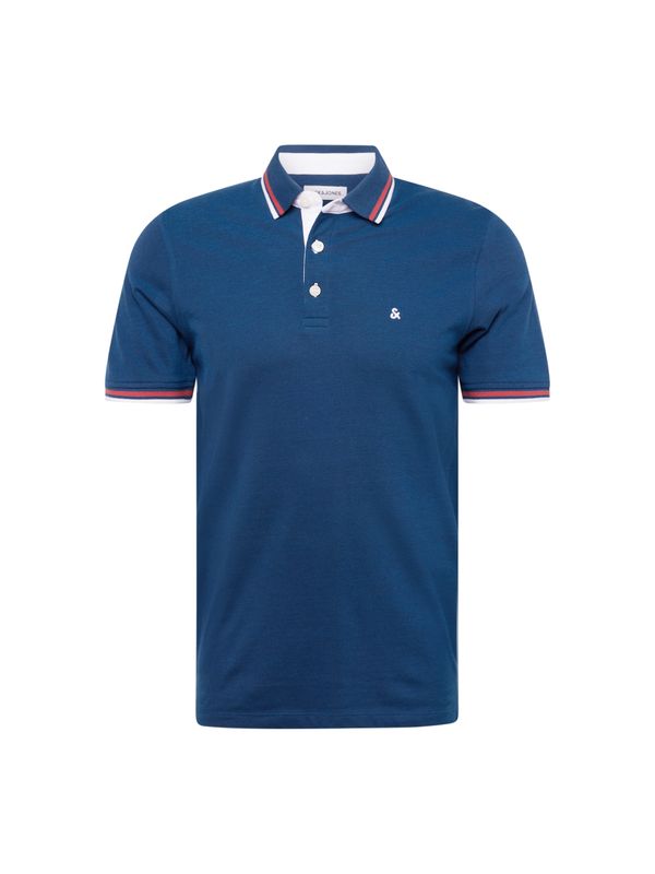 JACK & JONES JACK & JONES Тениска 'Paulos'  тъмносиньо / червено / бяло