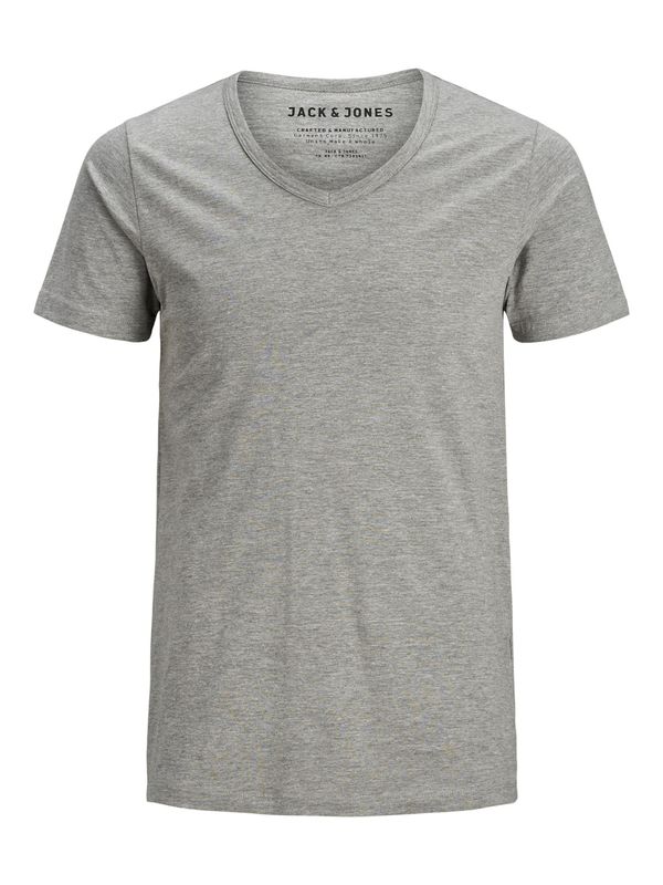 JACK & JONES JACK & JONES Тениска  сив меланж