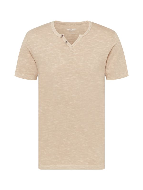 JACK & JONES JACK & JONES Тениска 'Split'  цвят "пясък"