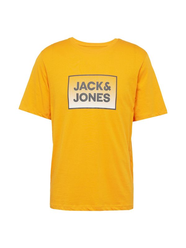 JACK & JONES JACK & JONES Тениска 'STEEL'  нейви синьо / оранжево / бяло