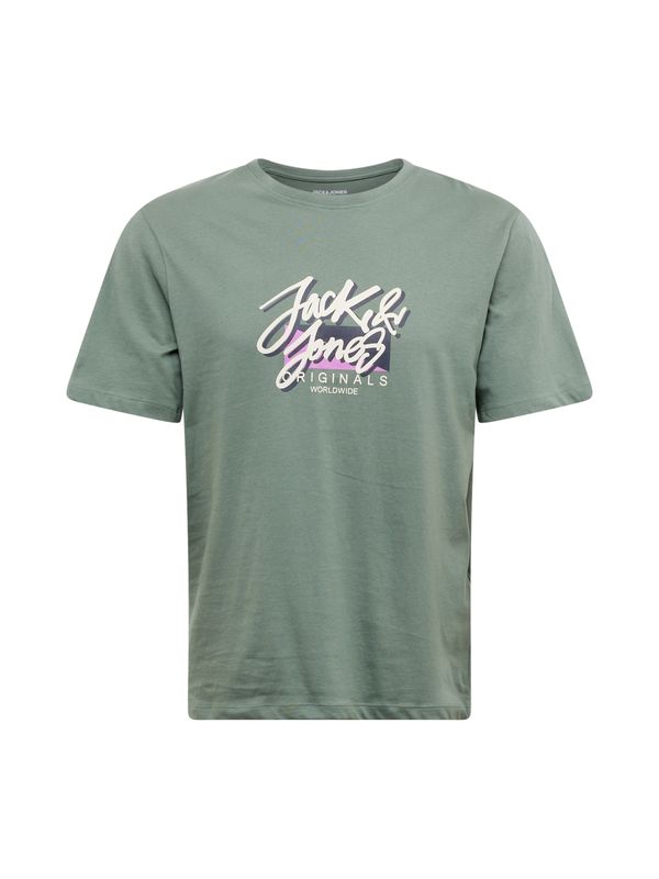 JACK & JONES JACK & JONES Тениска 'TAMPA'  бежово / зелено / лилав / черно