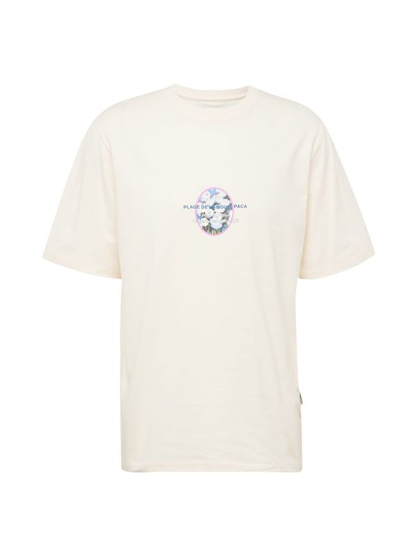 JACK & JONES JACK & JONES Тениска 'VALENCIA'  кремаво / синьо / орхидея / мръсно бяло