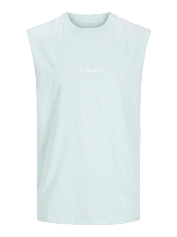 JACK & JONES JACK & JONES Тениска 'VESTERBRO'  пастелно синьо / бяло